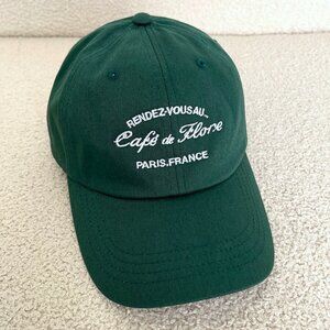 Cafe de Flore Paris Dad Hat Embroidered Paris Coffee Shop Cafe Baseball Hat